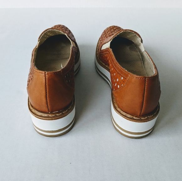 platform loafers white